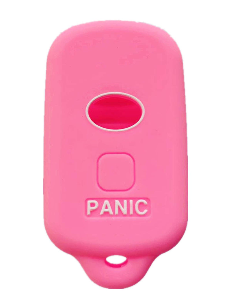  [AUSTRALIA] - Rpkey Silicone Keyless Entry Remote Control Key Fob Cover Case protector For 1999-2009 Toyota 4Runner 2001-2008 Toyota Sequoia HYQ12BBX HYQ12BAN HYQ1512Y(Pink)
