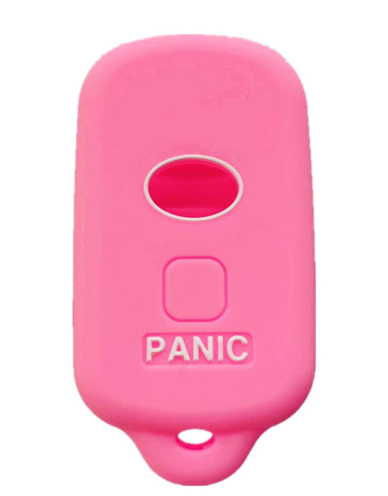  [AUSTRALIA] - Rpkey Silicone Keyless Entry Remote Control Key Fob Cover Case protector For Scion xA xB Toyota Celica Echo FJ Cruiser Highlander Prius RAV4 Tacoma Tundra Yaris HYQ12BBX HYQ12BAN 89742-42120(Pink)