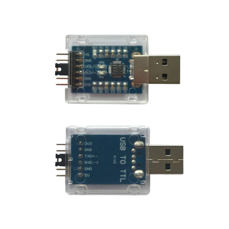  [AUSTRALIA] - DSD TECH USB to TTL Serial Converter CP2102 with 4 PIN Dupont Cable Compatible with Windows 7,8,10,Linux,Mac OSX