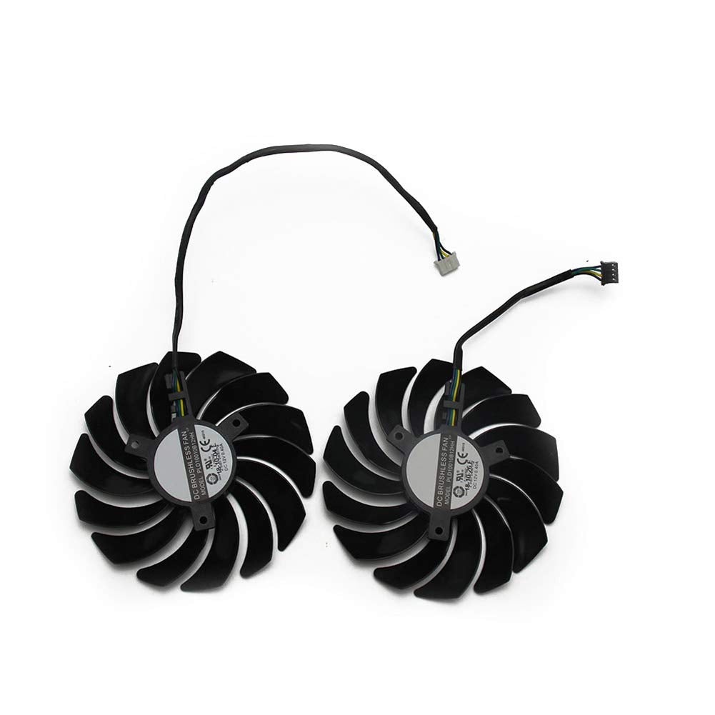  [AUSTRALIA] - 95MM PLD10010B12HH RTX2070 X-8G Cooler Fan for MSI RTX 2070 Gaming Z Card Fan (2pcs) 2pcs