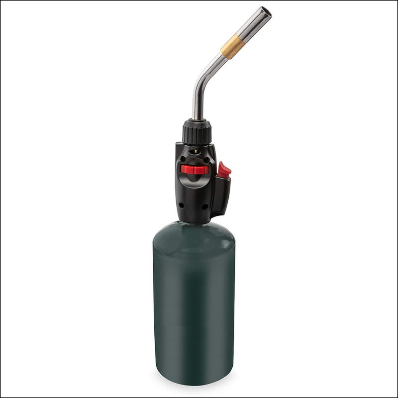  [AUSTRALIA] - Ivation Trigger Start Propane Torch, High-Temperature Flame Torch [2372°F] w/Easy Trigger-Start Ignition & Adjustable Flame Control for Light Welding, Soldering, Brazing, Heating, Thawing & More