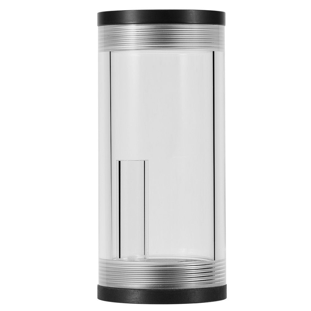  [AUSTRALIA] - Richer-R Water Cooling Reservoir,PC Computer Liquid Water Cooling Radiator Acrylic Cylinder Water Reservoir Tank Kit, Noise Reduction Free to Tight Up and Down