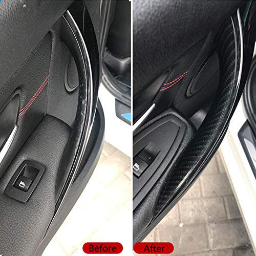 2PCS Interior Door Panel Grab Handle Covers for BMW 3 4 Series F30 F35 320i 320Li 328i 328Li 335i 335Li Pull Handle 2012 2013 2014 2015 2016 2017 2018 (Matted Black ABS) Matted Black ABS - LeoForward Australia