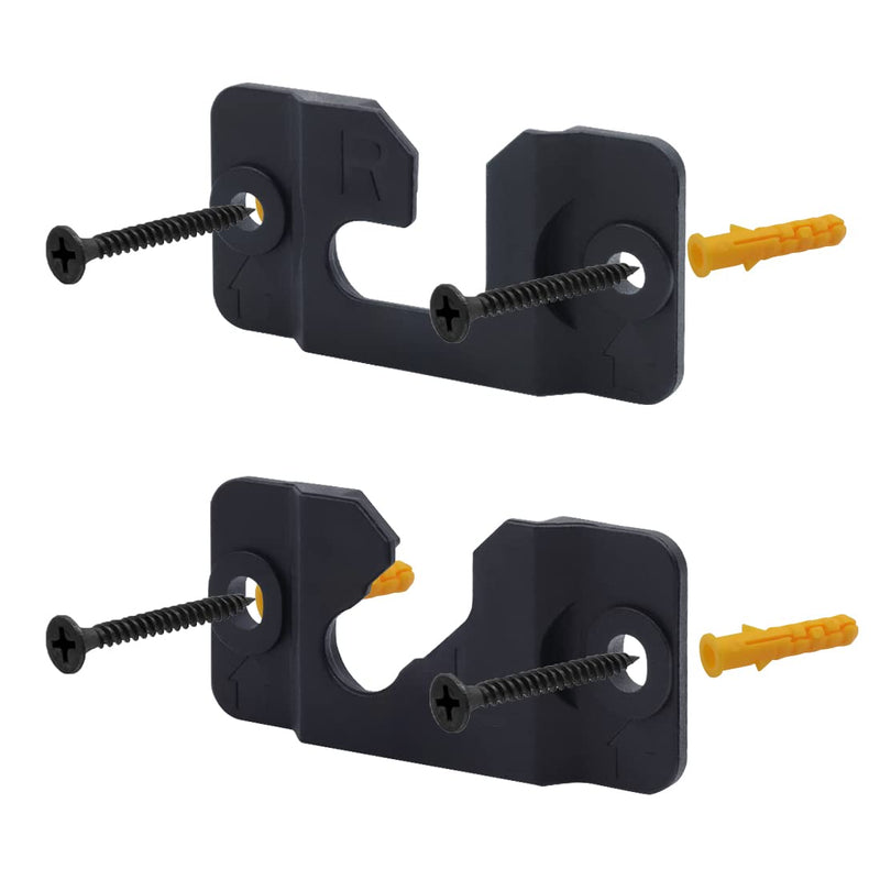  [AUSTRALIA] - Tendodo 1 Pair of AH96-03064A Black Wall Mounting Bracket for Samsung Sound bar HWJ355 HWJ450 HW-J355 HW-J450 HW-J355/ZA HW-J355/ZP HW-J450/ZA HW-J450/ZP