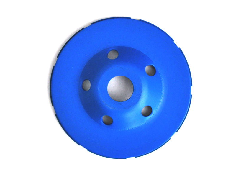  [AUSTRALIA] - QUANTEX diamond cup wheel 125mm. Diamond grinding disc double row with 22.23mm standard bore suitable for all angle grinders, concrete milling machines etc. Universal for concrete, natural stone, screed.