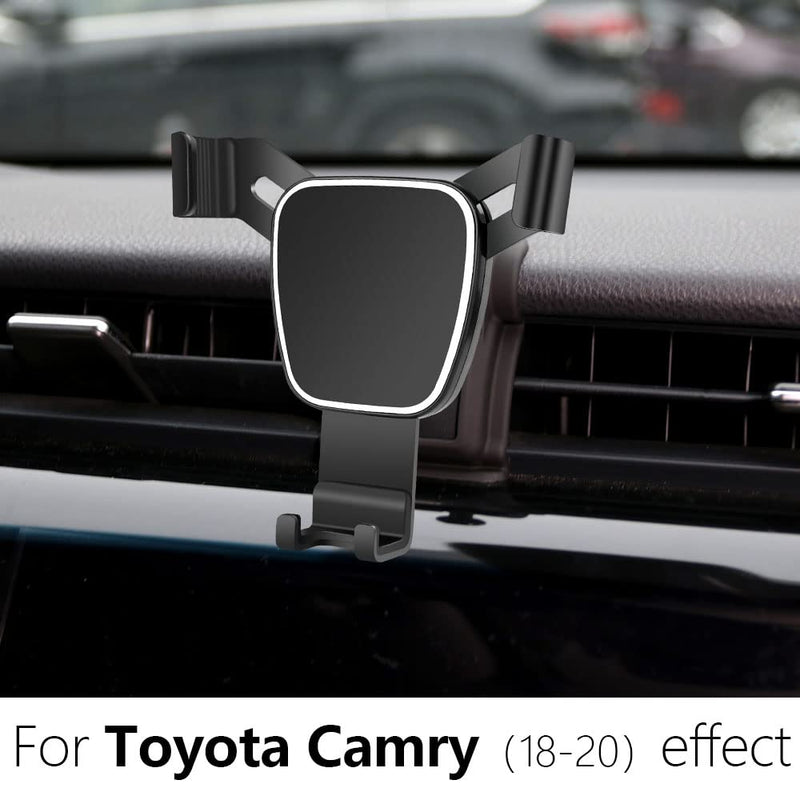  [AUSTRALIA] - LUNQIN Car Phone Holder for 2018-2020 Toyota Camry Auto Accessories Navigation Bracket Interior Decoration Mobile Cell Phone Mount Camry-18-20