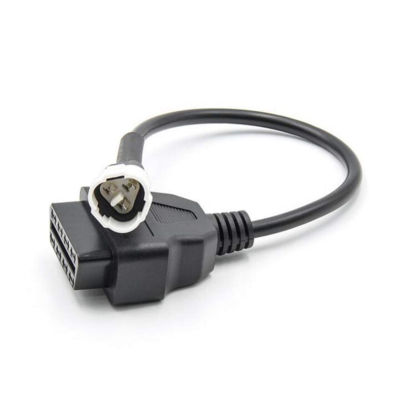 eMoto Solution Universal 3 Pin Diagnostic Cable Adapter to 16 Pin OBD2 Fault Code Scanner Motorcycle Cable Fit for Yamaha Motorbike - LeoForward Australia