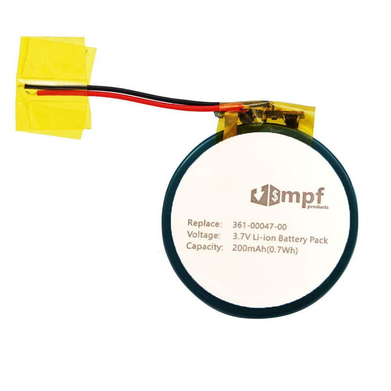  [AUSTRALIA] - MPF Products 200mAh 361-00047-00, 361-00064-00 Battery Replacement Compatible with Garmin Forerunner 110, 110W, 210, 210W GPS Sport Watch, Garmin Approach S1, S1W, S2, S3, S4 GPS Golf Watch
