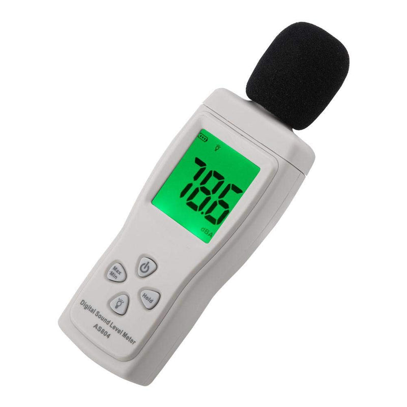  [AUSTRALIA] - Sound Level Meter Digital Sound Level Decibel Meter Noise Measure Device Testing Monitor with Large LCD Display High Accuracy Range 30-130dBA (Battery Not Included)
