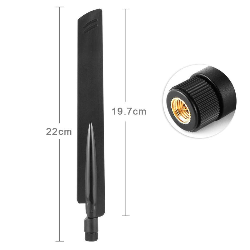 Eightwood 2.4GHz 5GHz Dual Band WiFi Antenna 9dBi Omni SMA Male Antenna for Backup Camera, Security Camera, FPV Drone, ISM, Smart Home Devices 1 pack - LeoForward Australia