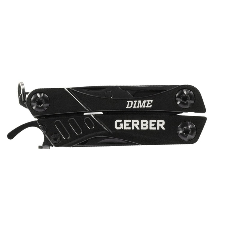 Gerber Gear 30-000469N Dime Mini Multitool Keychain, Black - LeoForward Australia