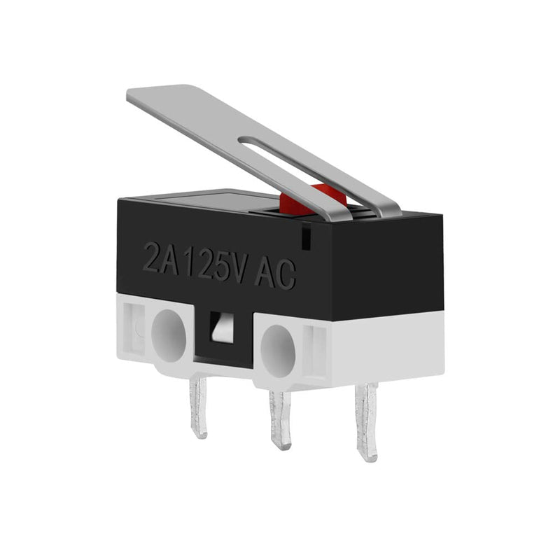  [AUSTRALIA] - CYT1073 AC 2A 125V 3Pin SPDT Limit Micro Switch Long Hinge Lever for Arduino (Pack of 30) by MUZHI