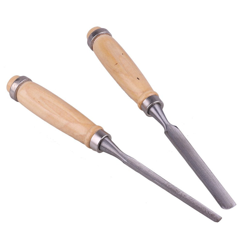  [AUSTRALIA] - 4Pcs Carpenter Carving Firmer Gouge Wood Chisel Woodworking Tool Carpentry Tools
