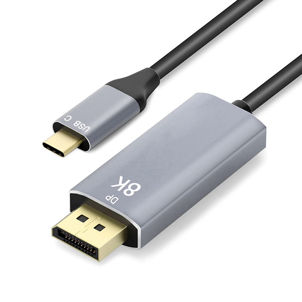  [AUSTRALIA] - CY USB 3.1 Type C USB-C to DisplayPort 1.4 DP 8K 30hz UHD HDTV Cable 2m for Laptop