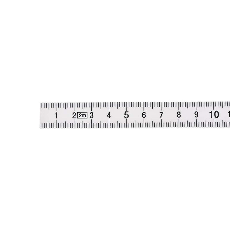  [AUSTRALIA] - uxcell Folding Ruler 2 Meters 10 Fold Metric Measuring Tool ABS for Woodworking Engineer White