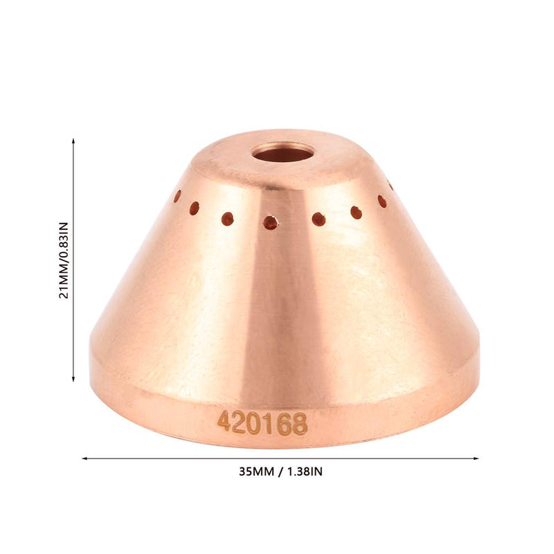  [AUSTRALIA] - Akozon Plasma Consumables, Plasma Shield Cup Cap for MAX125 Cutting Torch Consumables 420168