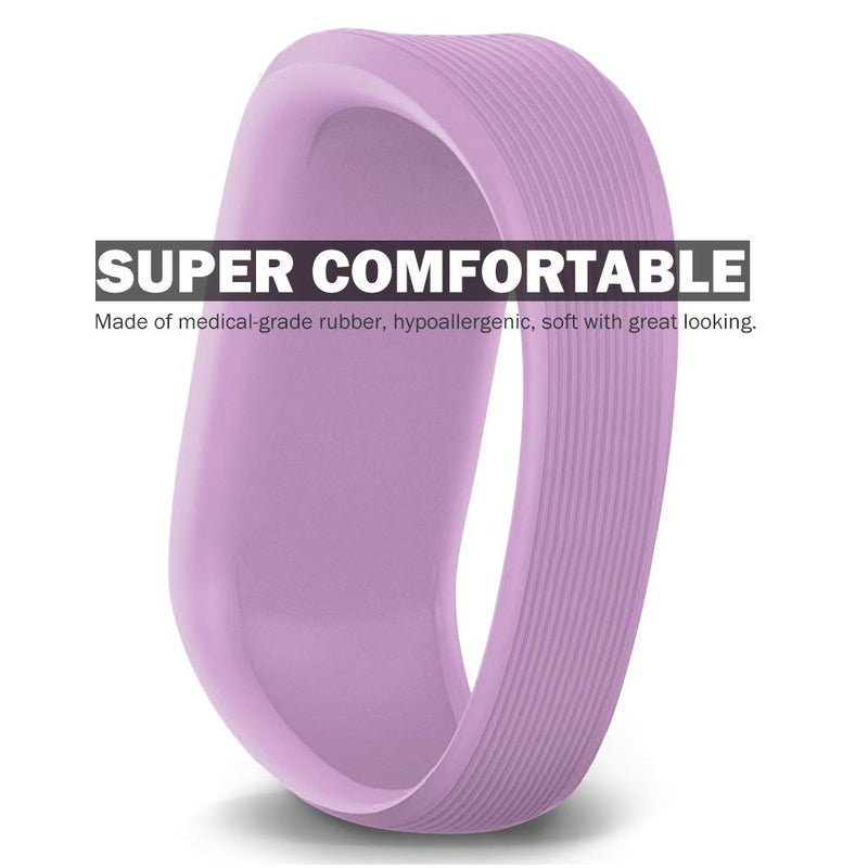  [AUSTRALIA] - iBREK for Garmin Vivofit jr/jr 2/3 Bands, Silicon Stretchy Replacement Watch Bands for Kids Boys Girls Small Large(No Tracker) (3 Pack: Transparent Pink&Teal&Lavender, Small) 3 Pack: Transparent Pink&Teal&Lavender