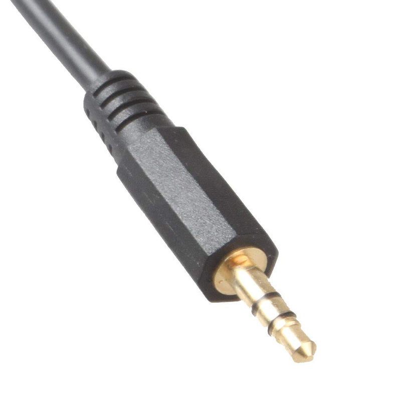 LIANSHU DB9 Male to DC3.5mm Male Serial RS232 Cable L= 6FT Black - LeoForward Australia