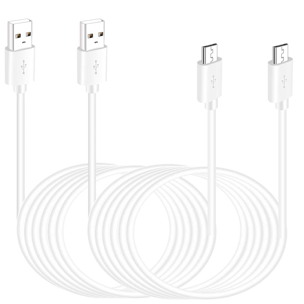  [AUSTRALIA] - SIOCEN 2PCS 20FT USB Power Extension Cord Compatible with Wyze Cam, WyzeCam Pan,Yi Cam,YI Dome Home Camera,Oculus Go,Kasa,Nest Cam,Netvue,Blink,Furbo Dog,Security Surveillance Camera Charging Cable