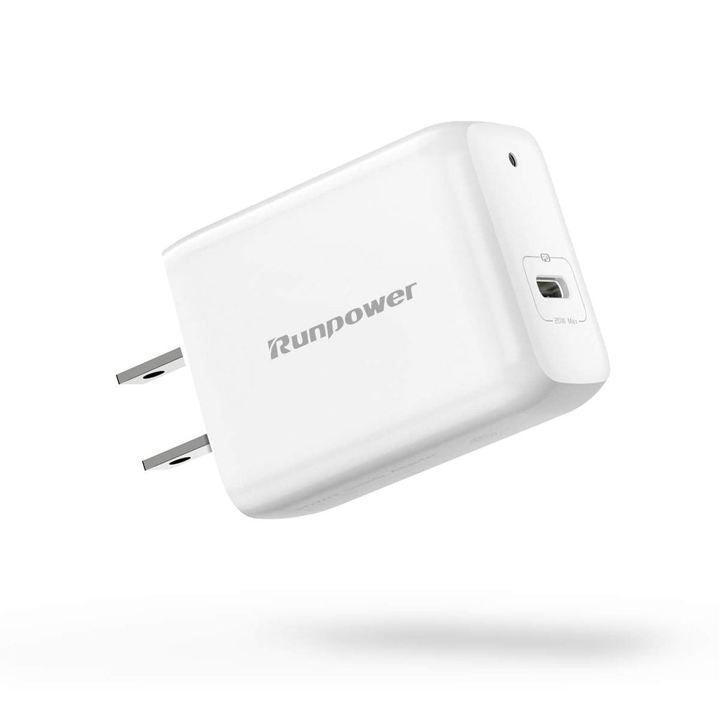  [AUSTRALIA] - USB C Charger, Runpower 20W Compact Fast Charger, Power Delivery 3.0 Fast Charger, USB C Wall Charger PD Charger for iPhone 11/11 Pro Max/12/12Mini/12 Pro Max, iPad 2020 and More