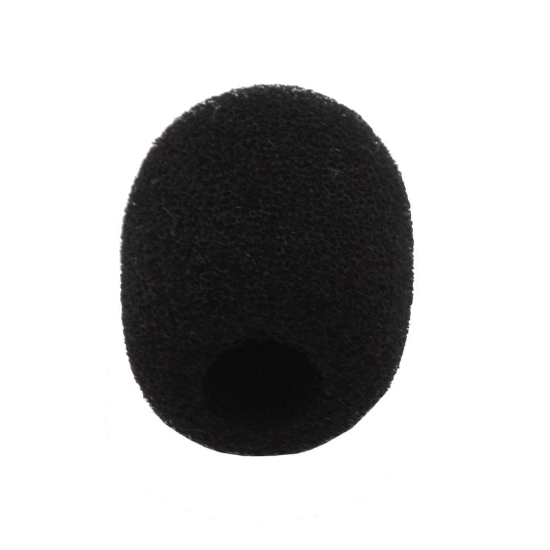  [AUSTRALIA] - Leen4You Microphone Cover Black 30x8mm(1.18"x0.31") Mic Headset Windscreen Small Foam Covers Mic Cover (Pack of 10)