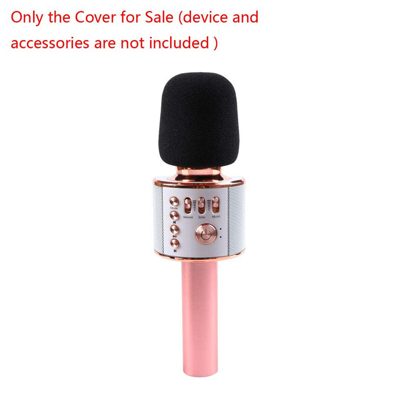  [AUSTRALIA] - 2 Pcs Foam Windscreen for BONAOK Wireless Bluetooth Karaoke Microphone 3-in-1 Portable Handheld Karaoke by Kaladior -Just The Foam,No Microphone