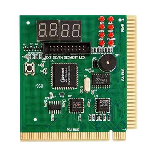  [AUSTRALIA] - Kingwin PC Computer Motherboard Analyzer Kit [Digital PCI & ISA PC SDRAM NA Motherboard]. 4 Digit PCI & ISA PC Tester, Diagnostic Debug Post Card External Display (CMBA-4)