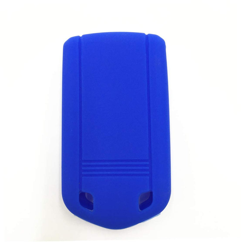  [AUSTRALIA] - Ezzy Auto Black and Blue Silicone Rubber Key Fob Case Key Covers Key Jacket Skin Protectors fit for Acura ILX RDX TL ZDX