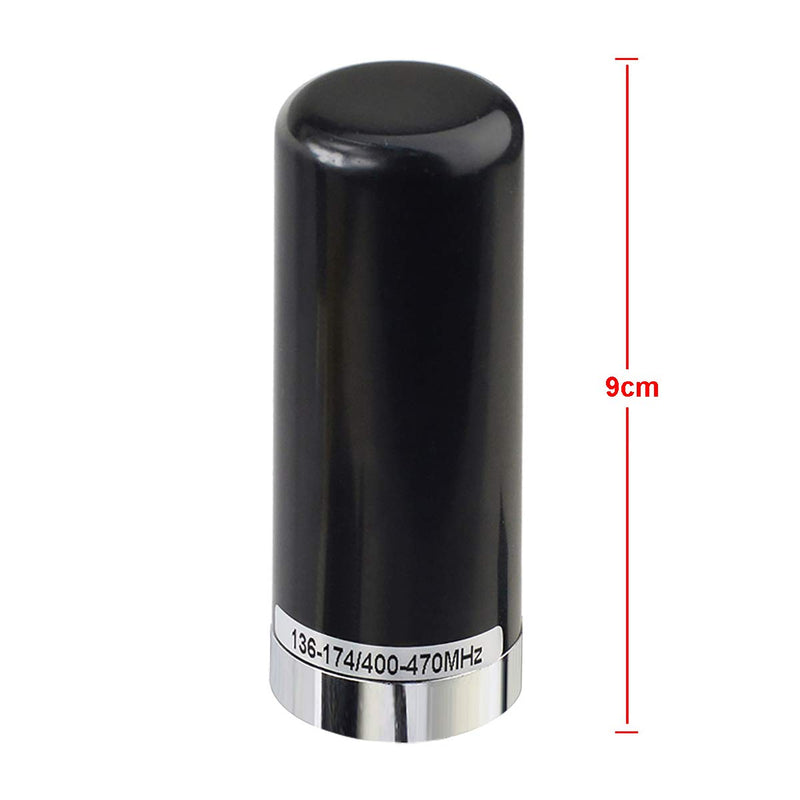  [AUSTRALIA] - Bingfu Vehicle Ham Radio Mobile Radio Antenna Dual Band VHF UHF 136-174MHz 400-470MHz Amateur Radio Low Profile PL259 Male Connector Antenna for Car Truck Ham Radio Two Way Radio Marine VHF Radio