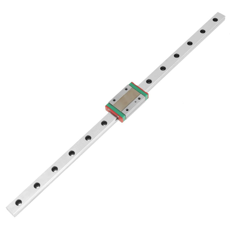  [AUSTRALIA] - Linear Guide, 1pc MGN12H Miniature Linear Rail Guide 350mm Length 12mm Width + Sliding Block Linear Guide Rail Linear Guide Rail Slide Carriage CNC Router + 2pcs Sliding Block