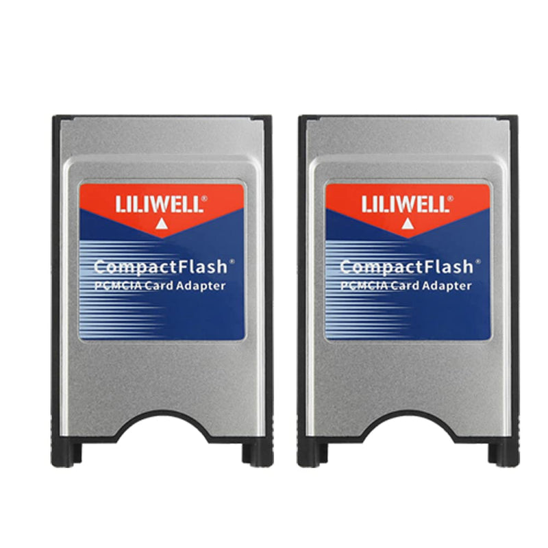  [AUSTRALIA] - LILIWELL Compact Flash to PCMCIA Ata Adapter CF to PC Card Adapter 2 Pack