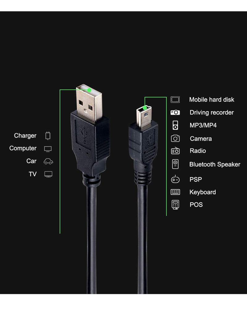  [AUSTRALIA] - H4n Charger,USB Data SYNC Transfer Cable Cord Compatible for Zoom H1,H2n,H4n,H4n pro,H5,H6,Q8 Portable Handy Digital Audio Recorder
