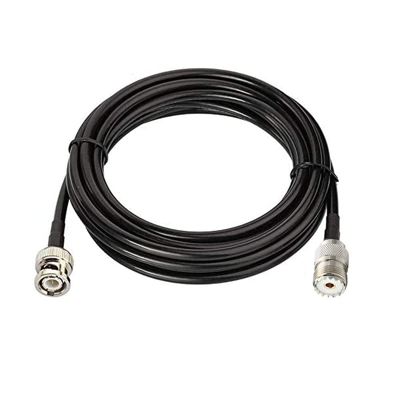  [AUSTRALIA] - CORONIR 10ft BNC Male to UHF Female SO239 CB Radio Antenna Adapter Cable RG58 Coax Jumper Cable for Vehicle CB Radio Amaterur Radio Mobile Transceiver Ham Radio Marine VHF Radio Antenna Analyzer