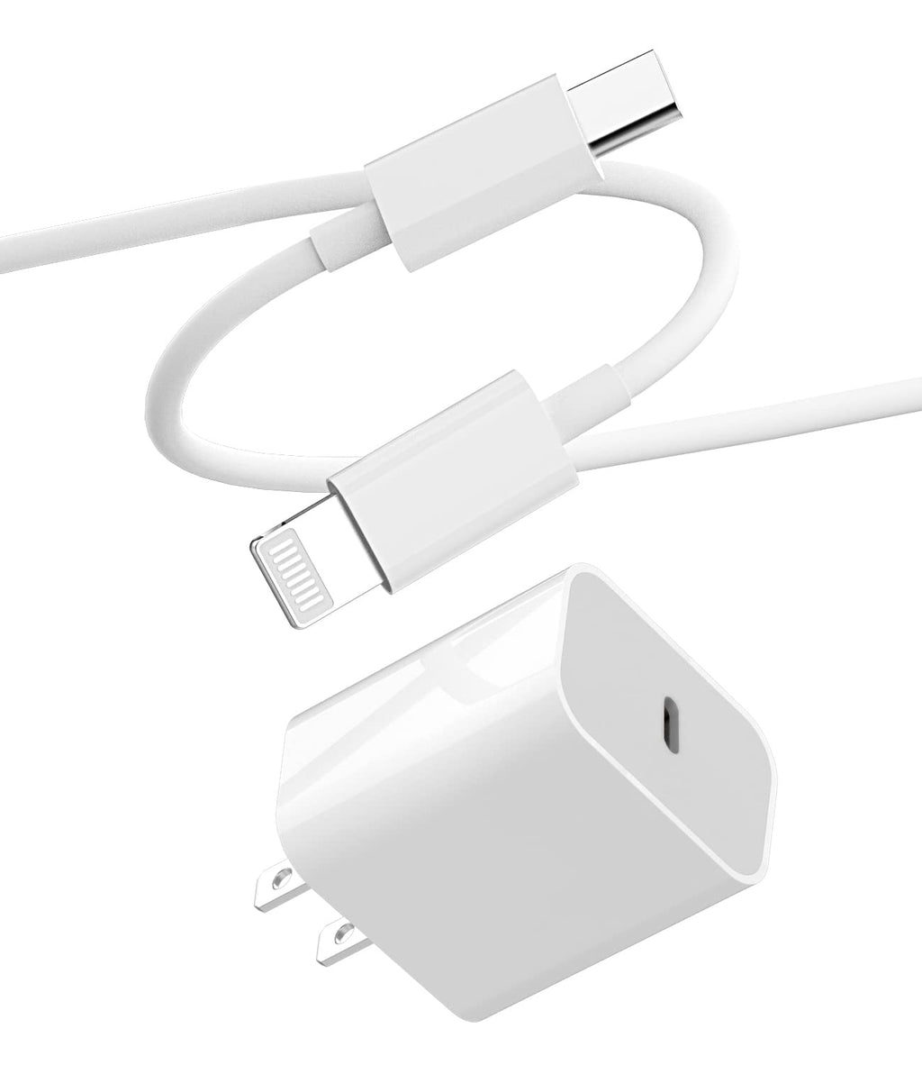  [AUSTRALIA] - USB C Fast PD Wall Charger Block 5ft Cable 18W 20W Watt Power Charging Adapter Quick Box Compatible with Ipad ARI iPhone 11 12 PRO MAX Mini XS XR SE2 8Plus Airpod Cord for Samsung Type C Plug