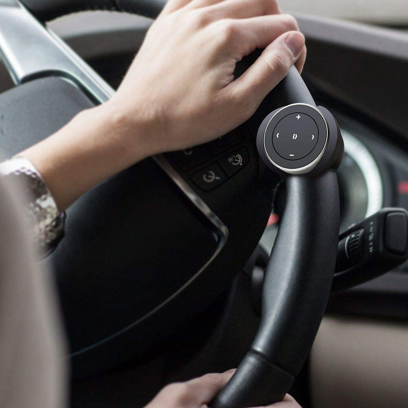  [AUSTRALIA] - Satechi Bluetooth Media Button - Includes Steering Wheel Mount - Compatible with 2022 MacBook Pro/Air M2, 2021 iPad Pro M1, iPhone 13 Pro Max/13 Pro/13/13 Mini