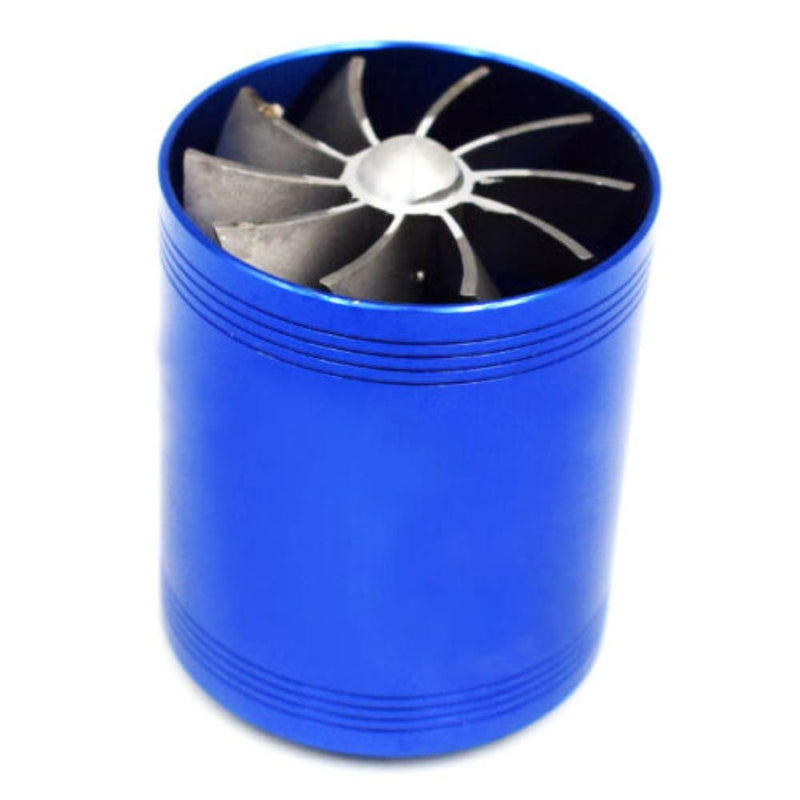 [AUSTRALIA] - Hot-Sell Double Turbine Turbo Air Intake Gas Fuel Saver Fan Supercharger