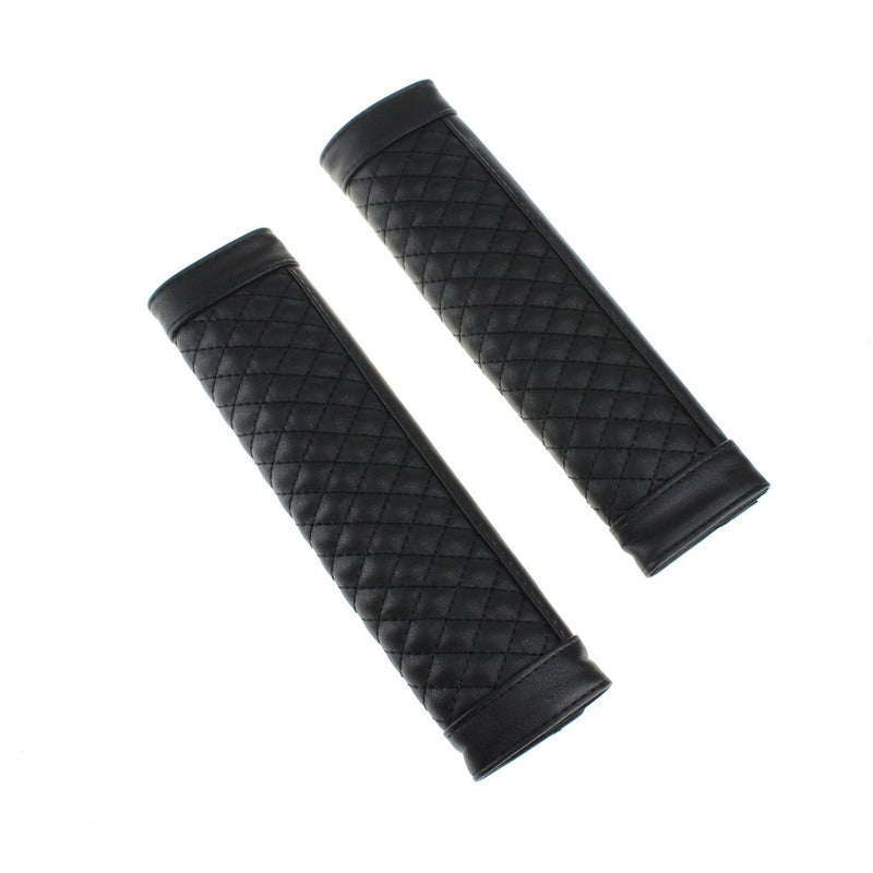  [AUSTRALIA] - Encell Grid Seat Belt Pad Shoulder Strap,Black Black