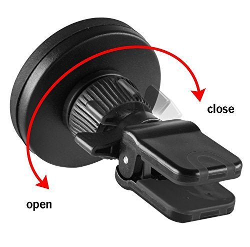  [AUSTRALIA] - WixGear Universal Twist-Lock Air Vent Magnetic Car Mount Holder, for Cell Phones with Fast Swift-snap Technology