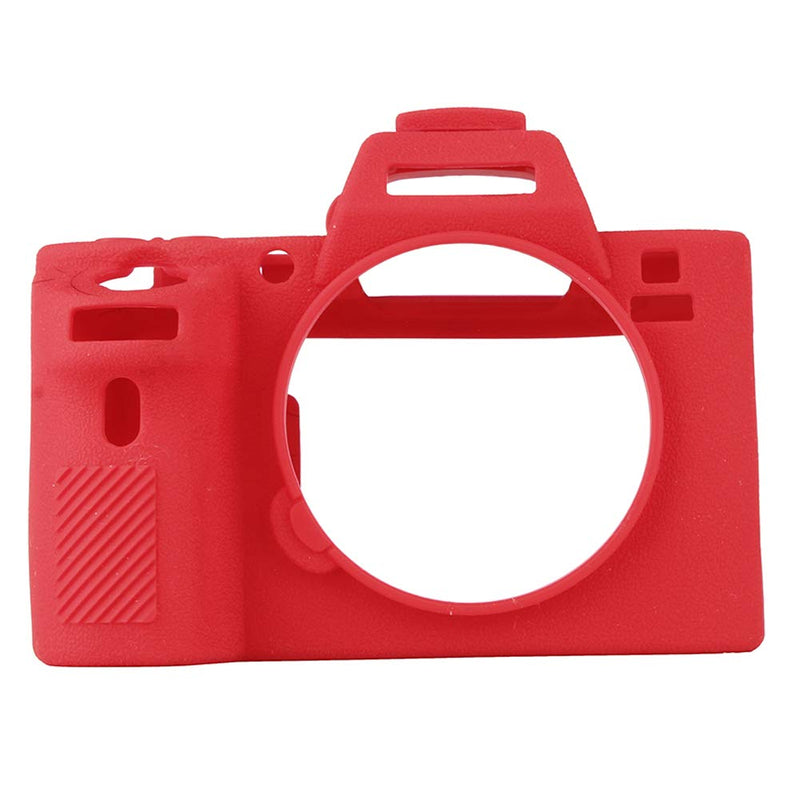  [AUSTRALIA] - Easy Hood Camera Case for Sony Alpha A7II A7RII A7SII A7 II A7R II A7S II A7R2 ILCE-7RM2 ILCE-7M2 Soft Silicone Rubber Camera Protective Body Case Skin Camera Protector Cover (Red) Red
