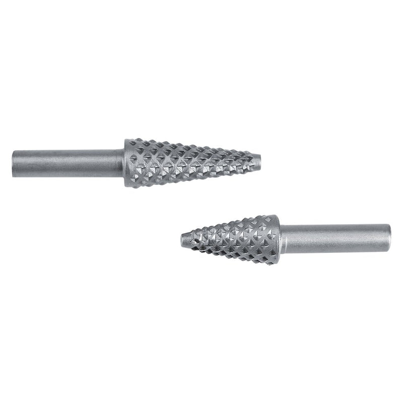 Yosoo Rotary Burr Set, 5Pcs Rotary Burr Hard Alloy Point Burrs Die Grinder Rotary Burr Rasp File Set 6.3mm Shank Drill Bits Wood Carving - LeoForward Australia