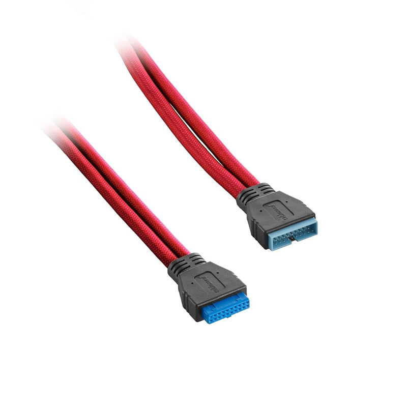 CableMod ModMesh Sleeved Internal USB 3.0 (Red, 50cm) Red - LeoForward Australia