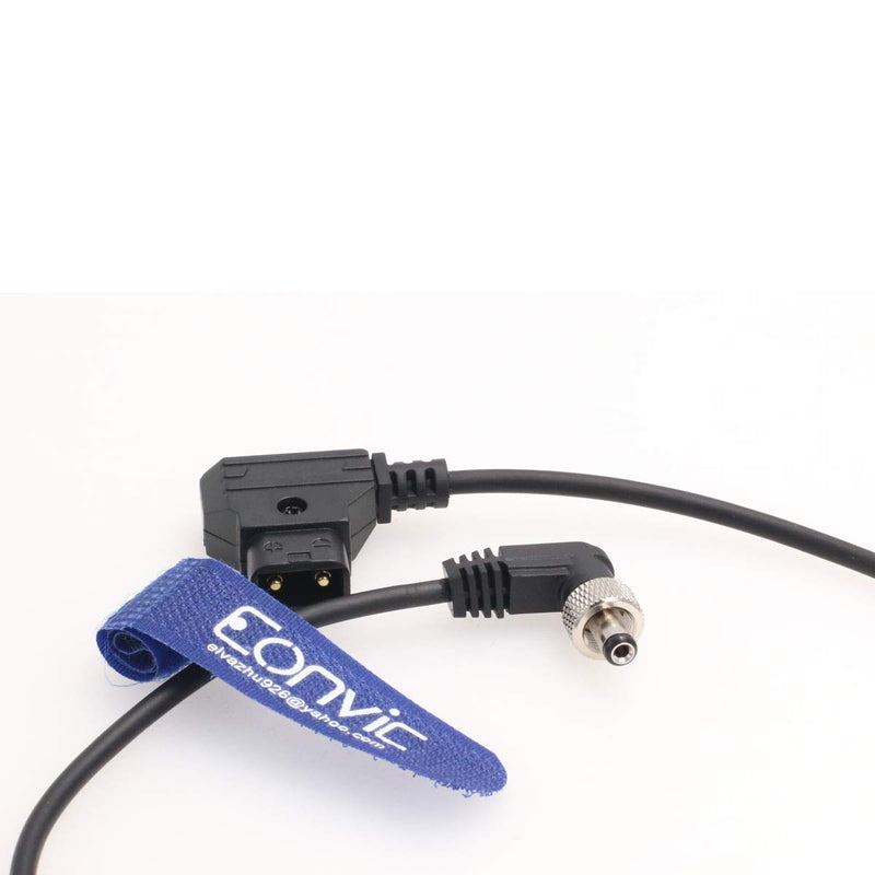  [AUSTRALIA] - Eonvic Locking DC 5.5 2.1 to D-Tap Monitor Coiled Power Cable for PIX-E7 PIX-E5 PIX-E5H Video Devices