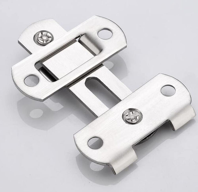  [AUSTRALIA] - Stainless Steel Door Lock flip Lock, Door Frame Latch, Bathroom Cabinet Lock, Sliding Screen Door Lock (Small) Small