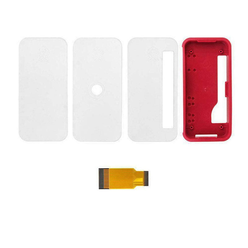  [AUSTRALIA] - Acxico 1 pcs for Raspberry Pi Zero V1.3 W Case Shell Protection Box ABS （red and White ）