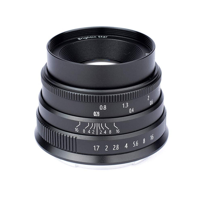  [AUSTRALIA] - HUABAN 35mm F1.7 Large Aperture Manual Prime Lens for X Mount APS-C Mirrorless Camera X-H1 X-M1 X-A1 X-A2 X-A3 X-A5 X-A7 X-A10 X-A20 X-T1 X-T2 X-T3 X-T10 X-T20 X-T30 X-T100 X-Pro1 X-Pro2 X-Pro3 Black