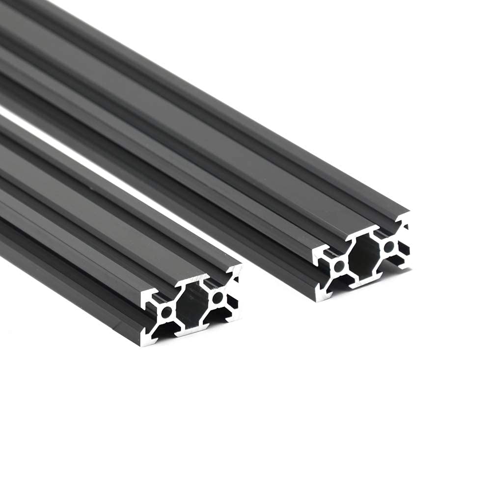 [AUSTRALIA] - NolanTech 2pcs 300mm 2040V European Standard Anodized Black Aluminum Profile Extrusion Linear Rail for 3D Printer and CNC DIY Laser Engraving Machine 2040