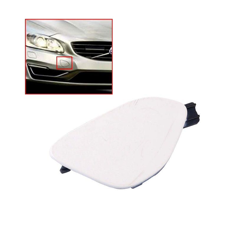  [AUSTRALIA] - UPSM Front Bumper Towing Tow Eye Hook Cover Lid Cap Primed Unpainted Fit for Volvo S60 2014 2015 2016 39820294 31323839