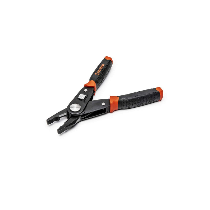  [AUSTRALIA] - Crescent 2 in 1 Combo Dual Material Linesman's Pliers and Wire Stripper - CCP8V , Black