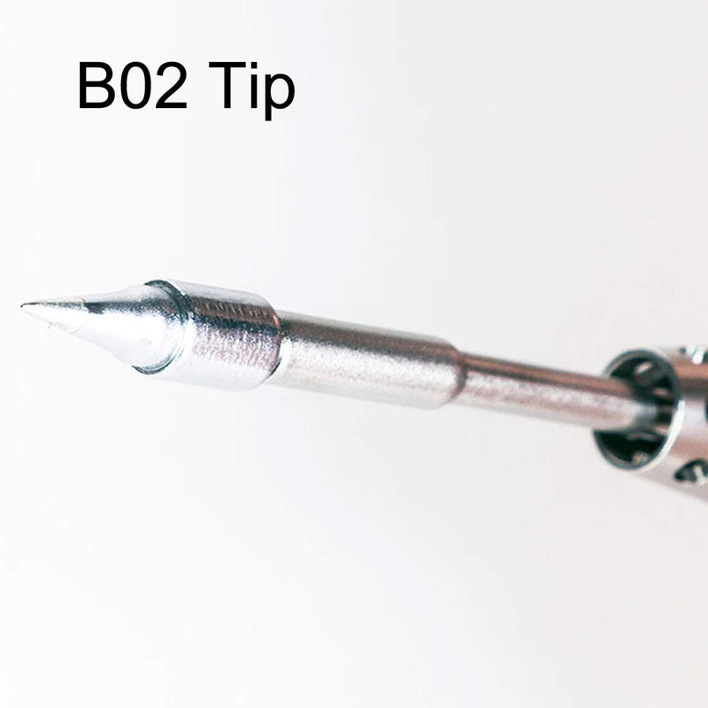  [AUSTRALIA] - UY CHAN Original Soldering Iron Tip Replacement for TS80 Mini Portable Outdoor Soldering Iron Kit (B02 Tip) B02 Tip