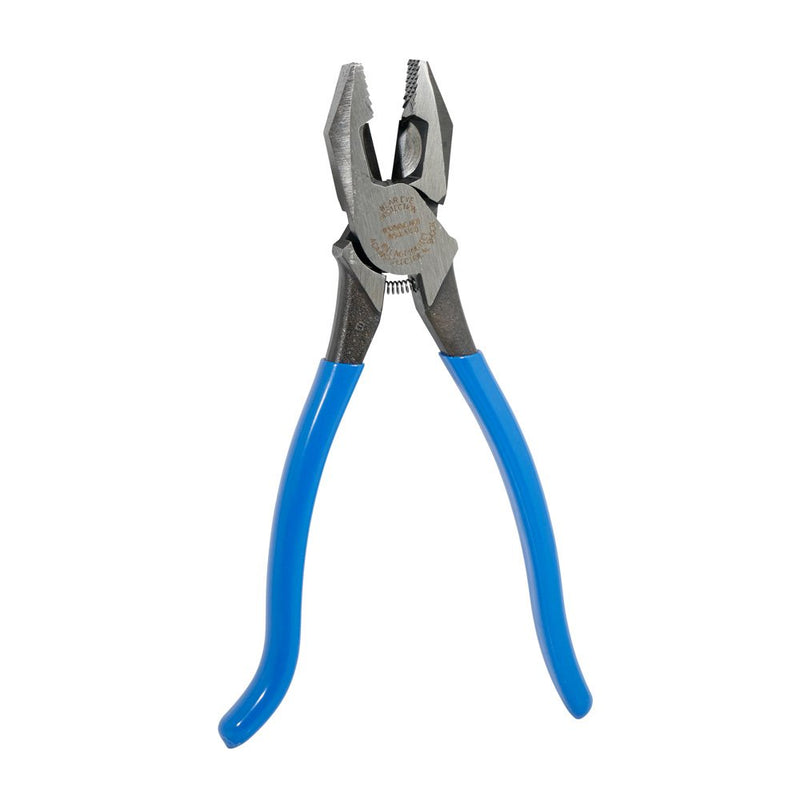  [AUSTRALIA] - Klein Tools D2000-9ST Pliers, Side Cutters are Heavy-Duty 9-Inch Ironworker Pliers for Rebar, ACSR, Screws, Nails and Most Hardened Wire